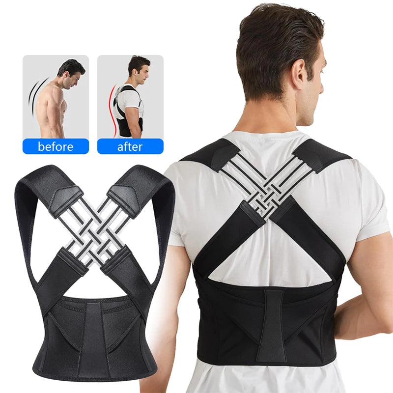 Back Posture Corrector Brace for Women and men breathable Back Posture Correction back support belt Adjustable shoulder for students kid