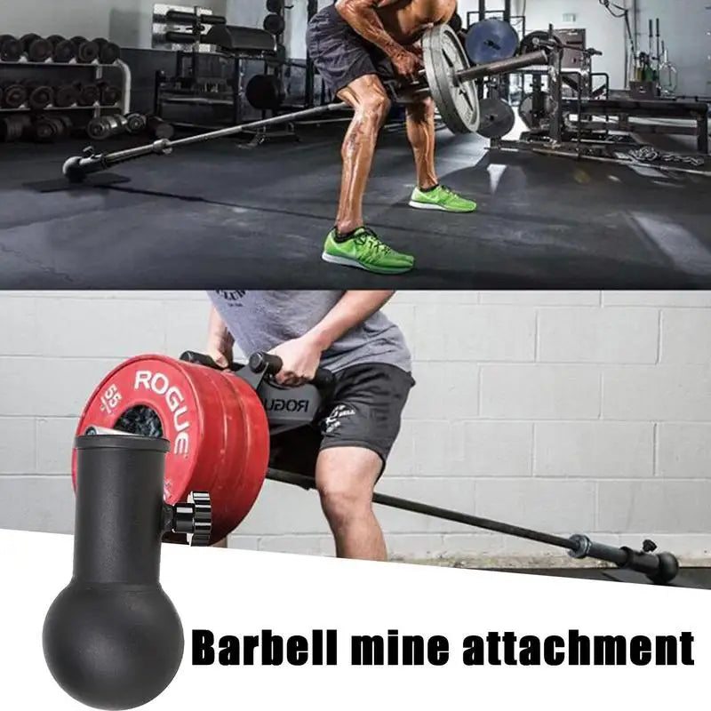 Barbell Attachments Gym Equipment For Landmine With Anti-slip Mat Workout Home Gym Equipment Heavy Duty Steel Landmine Base